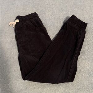 Gymboree navy blue corduroy Joggers for Kids size 7 drawstring pull on VGUC